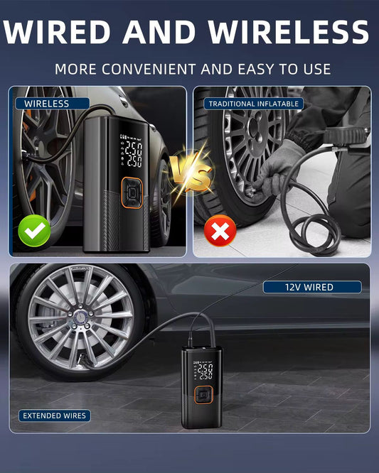 Rechargeable Wireless Car Air Pump
